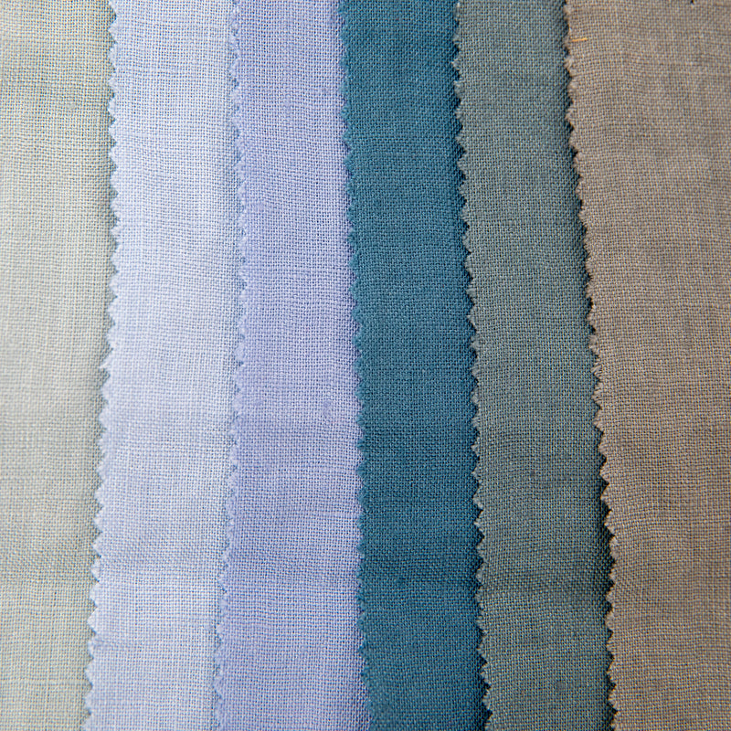 Tissu 100% en lin 165 g2 1,4 m de largeur - troupe verte
