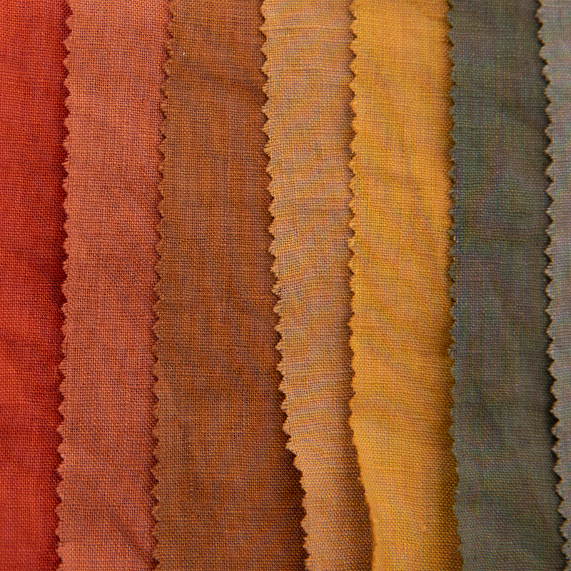 Tissu 100% en lin 165 g2 1,4 m de largeur - Camel