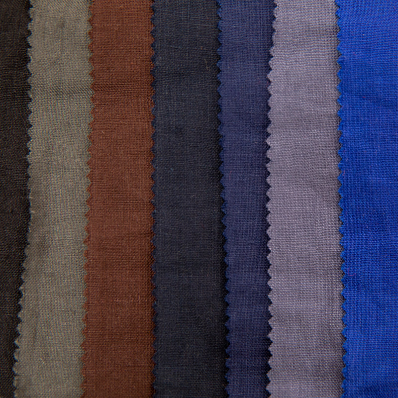 Tissu 100% en lin 165 g2 1,4 m de largeur - brun