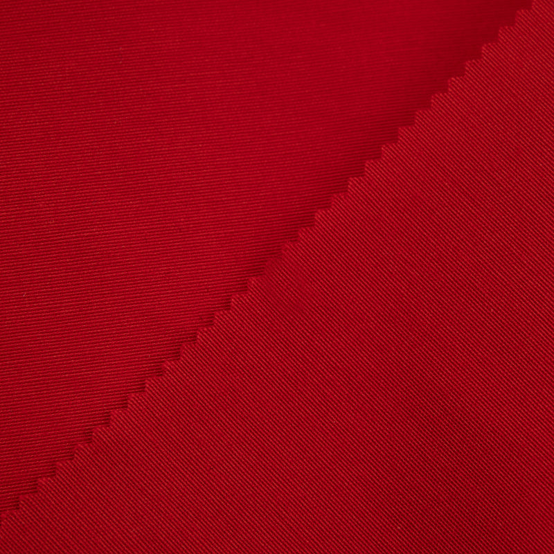 Cotton and Polyester Tablecloth Fabric - Plain | Red