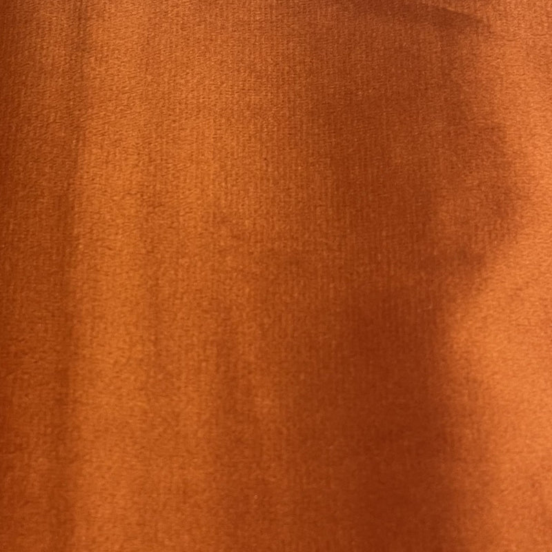 Veludo 1.40m Largura para Sofá e Toalha de Mesa | Laranja