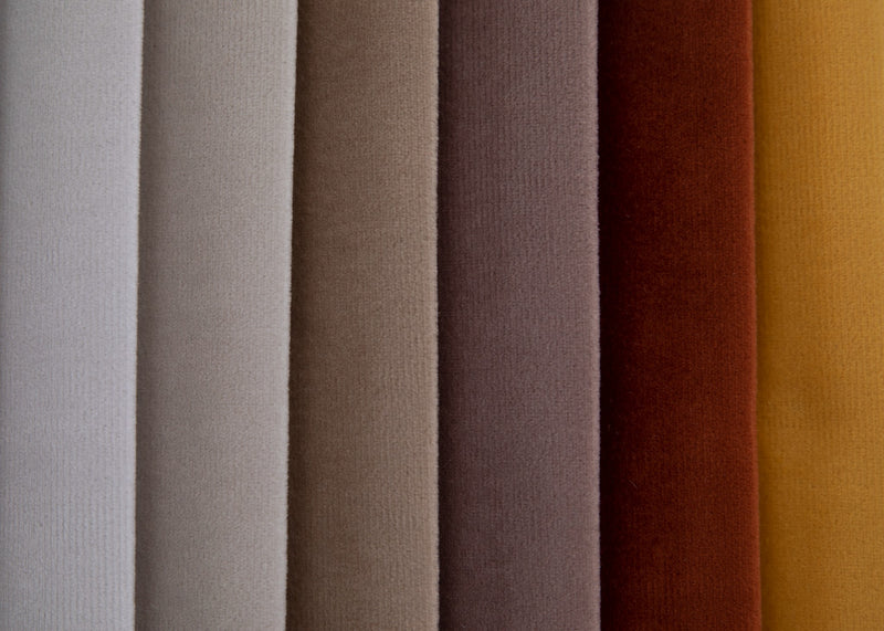 Tissu de velours à tapisser et à gâcher - Minutes - Brun