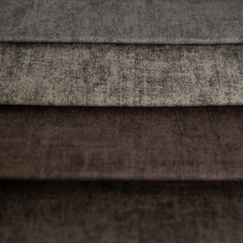 Striped Velvet Fabric for Upholstery - Fana - Black Gray