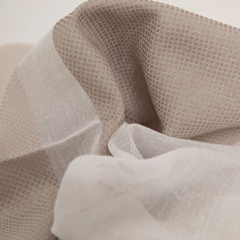 Tissu pour les rideaux de plomb - rayures Amadeus | Beige clair - sombre