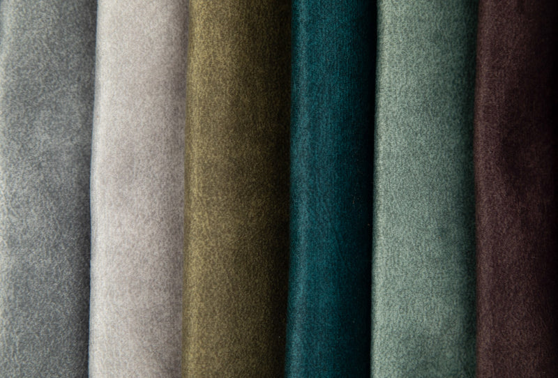 Tissu velours tissu aux canapés de ligne - VIE | Argent