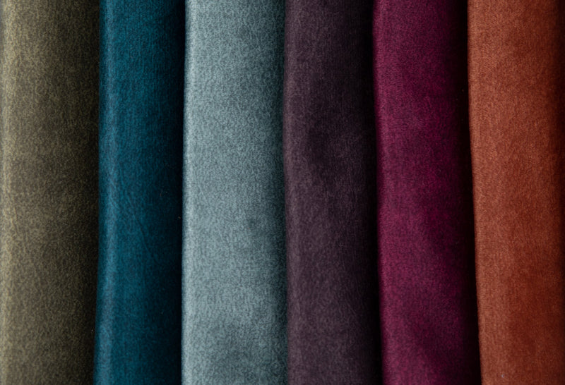 Tissu velours tissu aux canapés de ligne - VIE | Citrouille